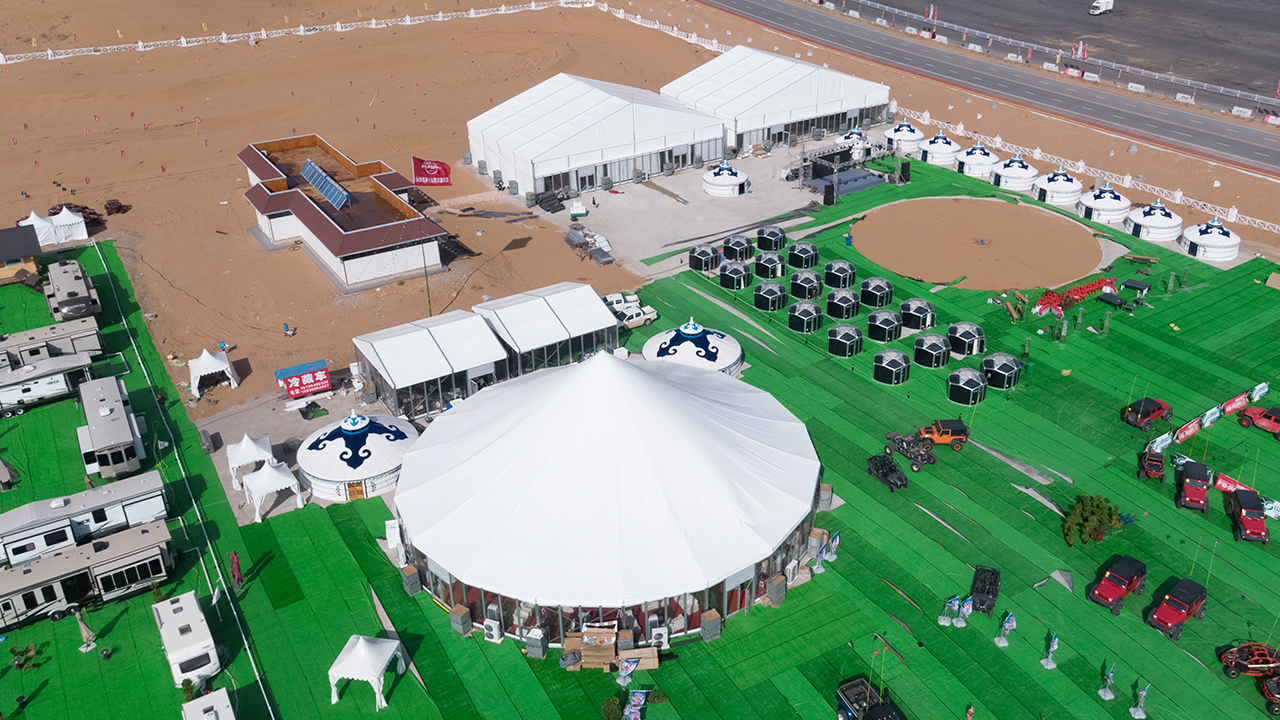 沙漠中的移動體育館｜高山助力阿拉善體育發展封面